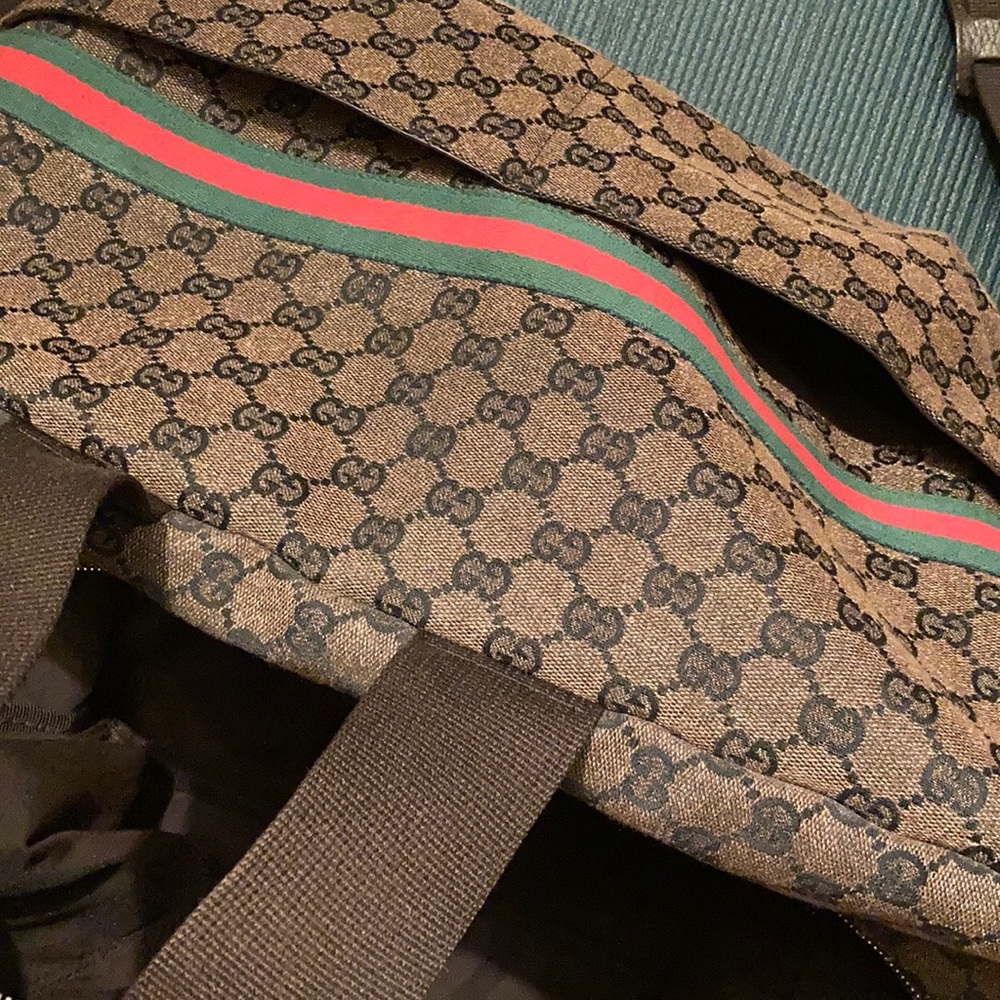 Vintage Gucci monogram travel duffle - Picture 8 of 9